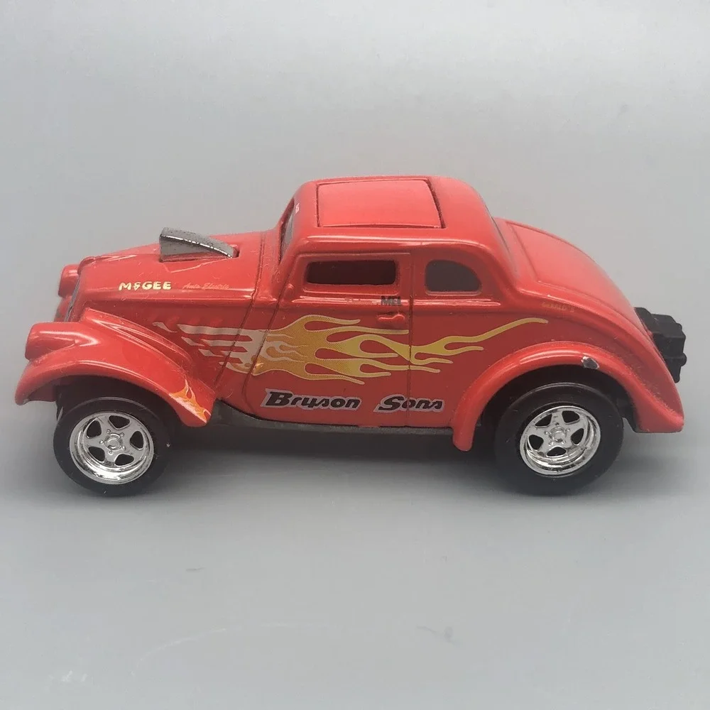 Johnny Lightning 1933 '33 Willys Gasser Car Bryson & Sons Red Diecast 1/64 Scale